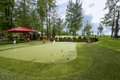 PGA Professional Golfer, Jimmy Hanlin's Backyard Putting Area