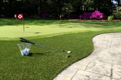 A Beautiful Property Upgrades With a New GolfGreens Putting Green