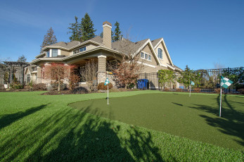 Residential GolfGreens Install by ForeverLawn Bellevue In Bellevue, WA