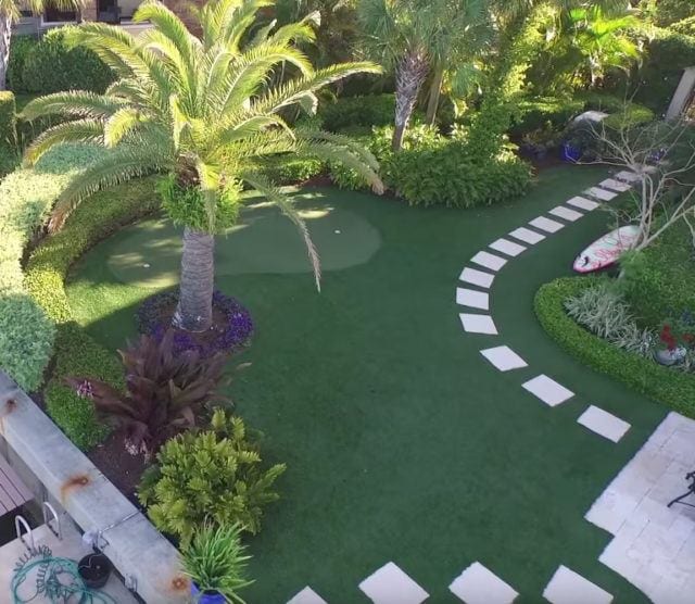 Tampa Bay Family Backyard GolfGreens by ForeverLawn