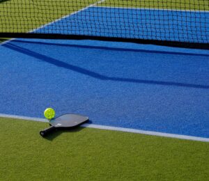 Pickleball court with PickleballGrass